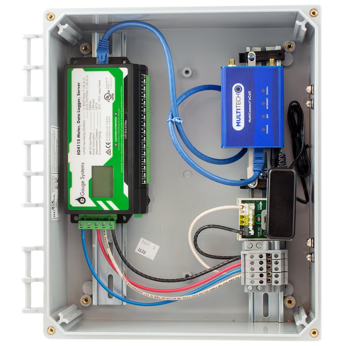 IoT Accessories Powered Enclosure Kit (120/240VAC, 120/208VAC)